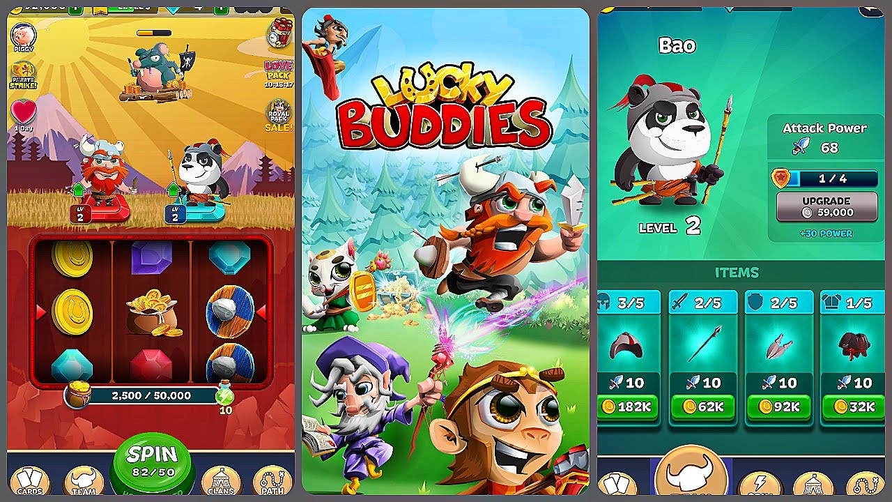 Gameplay của game Lucky Buddies 