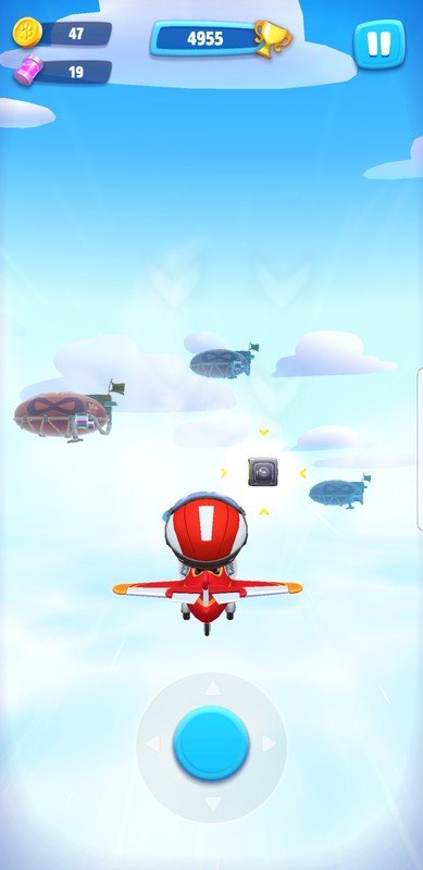 Talking Tom Sky Run for Android Free Download - Phương tiện bay và chướng ngại vật