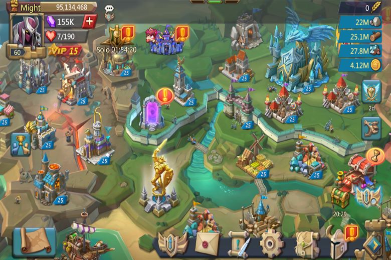 Gameplay của game Lords Mobile